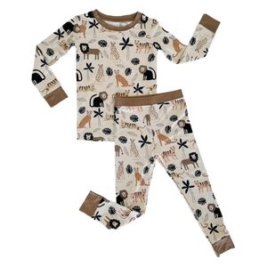 Little Sleepies NWT 3T Big Cats PJs